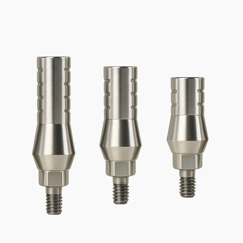 Straight Titanium Abutment for Internal Hexagon 2.42mm - Spiral Implant