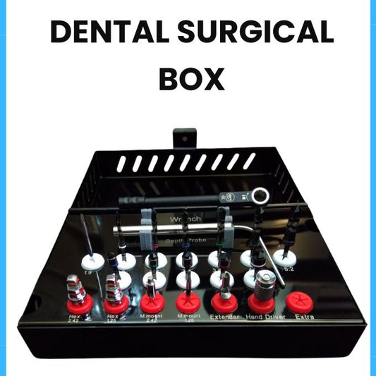 Dental Implant Surgical Box For Internal Hexagon System 2.42 mm - Spiral Implant