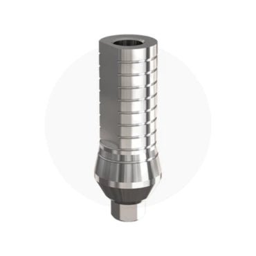 Straight Titanium Abutment for Internal Hexagon 2.42mm - Spiral Implant